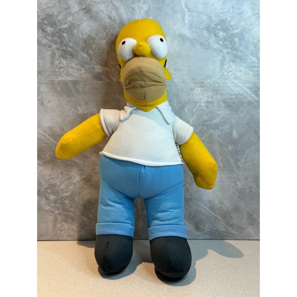 Homer Simpson Plush Doll 2005 The Simpsons 20th Century Fox Collectible Toy